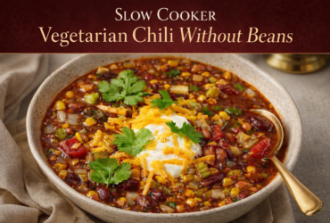 Slow Cooker Vegetarian Chili Without Beans