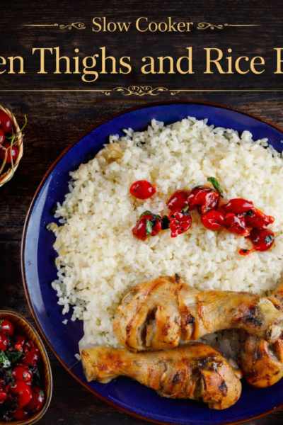 Slow Cooker Chicken Thighs and Rice Recipe