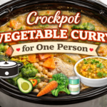 Crockpot Vegetable Curry for One Person