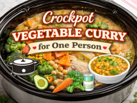 Crockpot Vegetable Curry for One Person