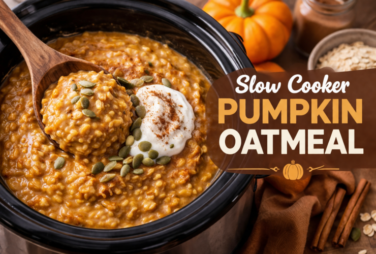 Slow Cooker Pumpkin Oatmeal