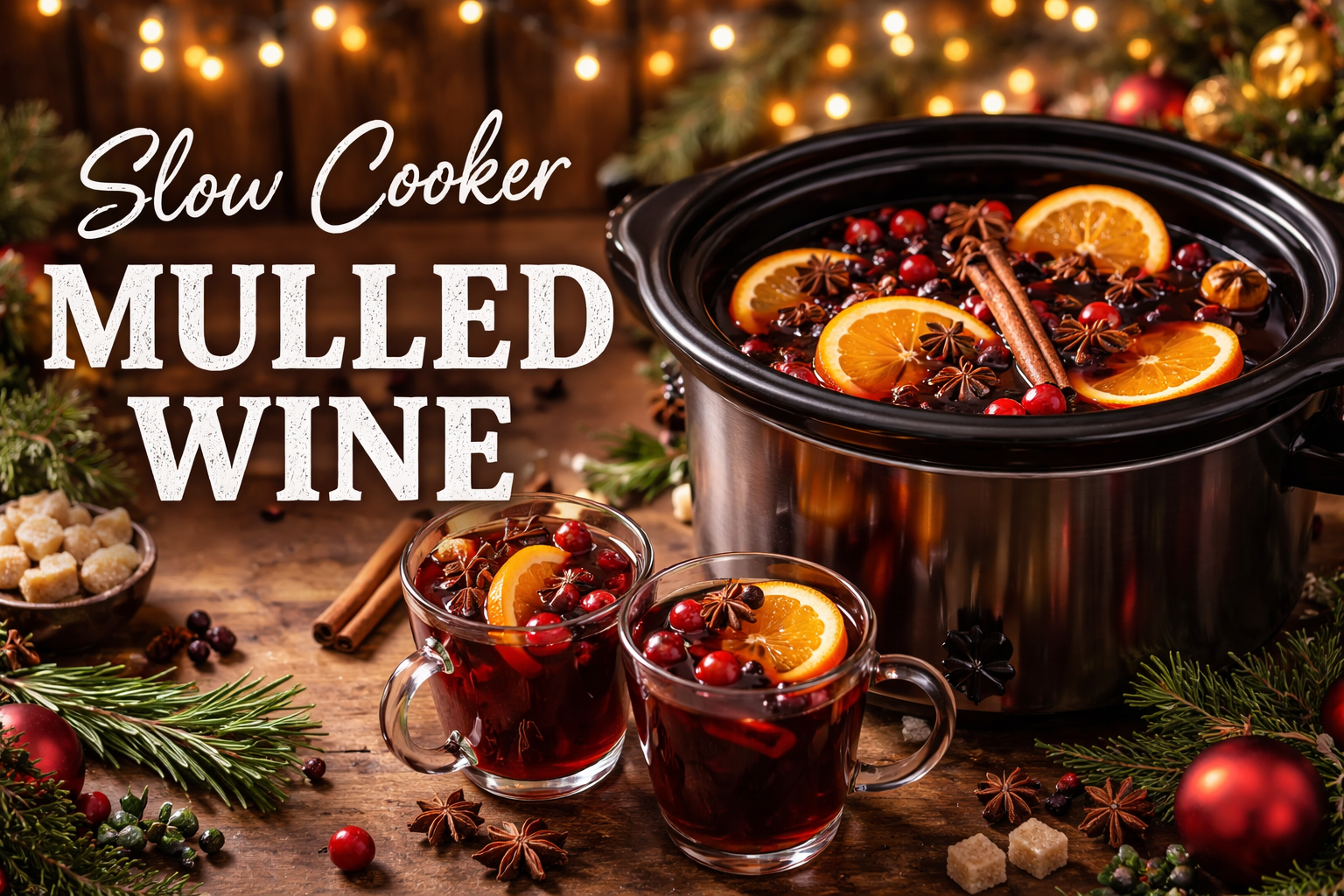 Slow Cooker Mulled Wine