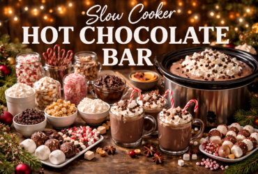 Slow Cooker Hot Chocolate Bar