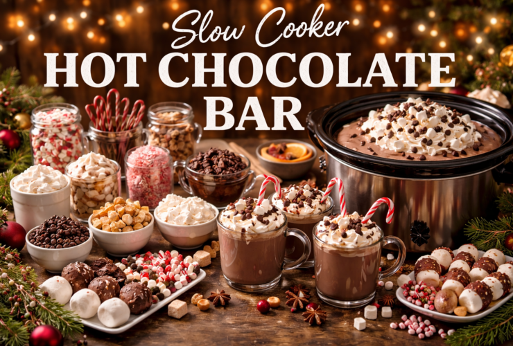 Slow Cooker Hot Chocolate Bar