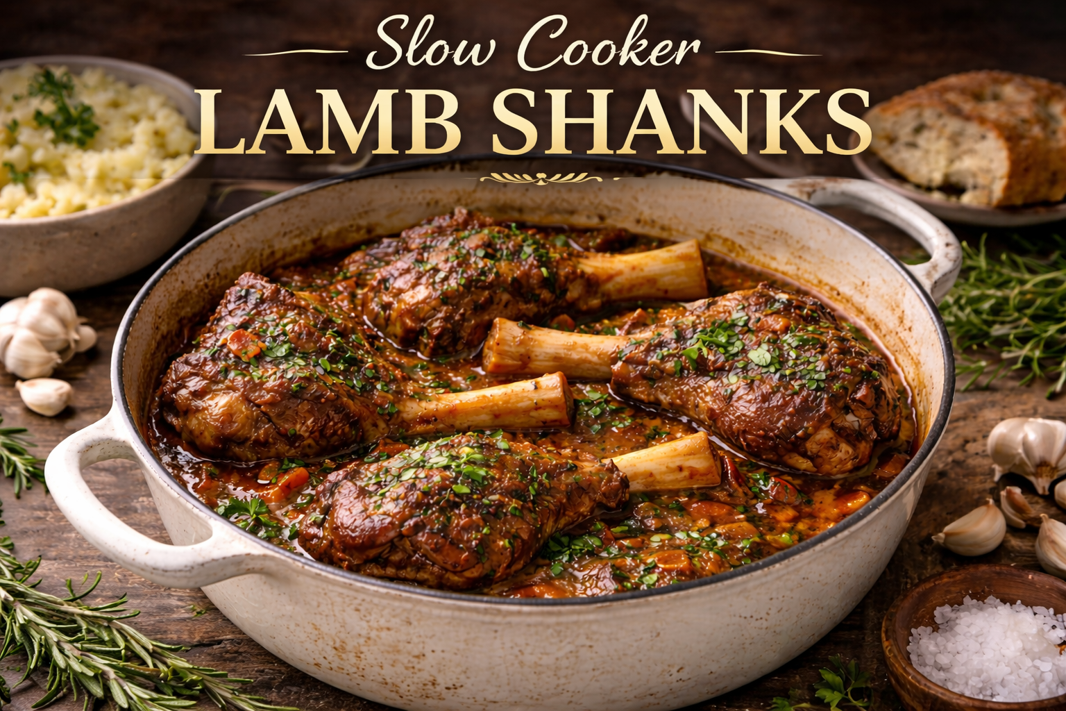 Slow Cooker Lamb Shanks