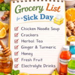 Grocery List for a Sick Day