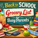 Back to School Grocery List for Busy Parents