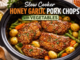 Slow Cooker Honey Garlic Pork Chops with Vegetables