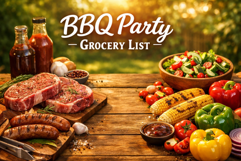 banner image Grocery List for a BBQ Party