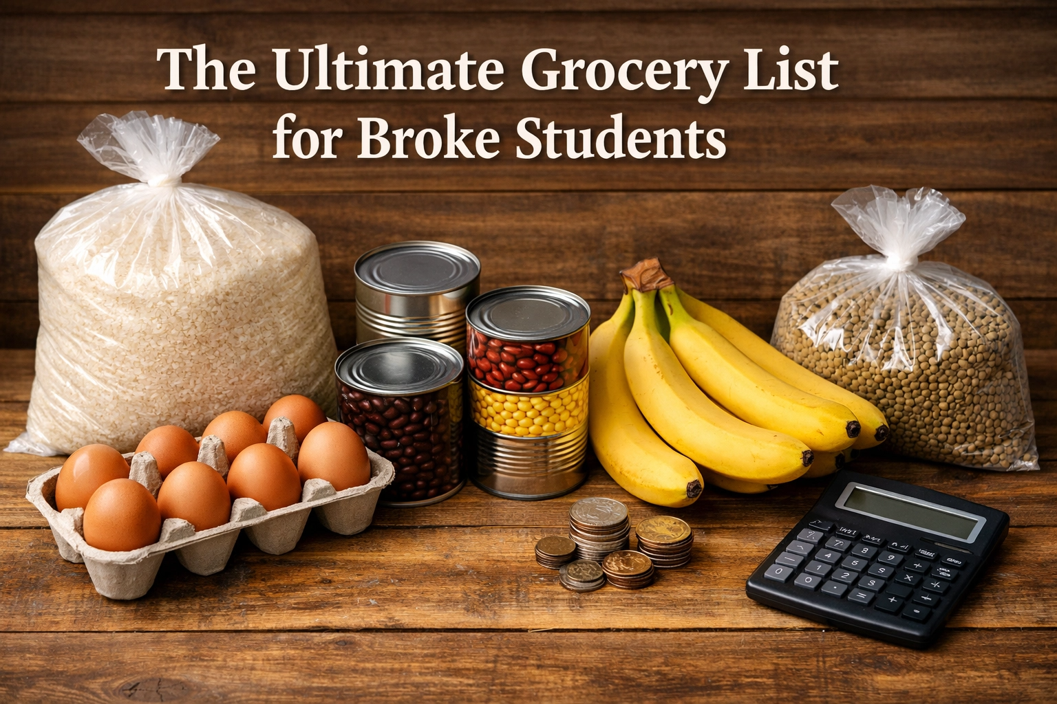 Grocery List for Broke Students