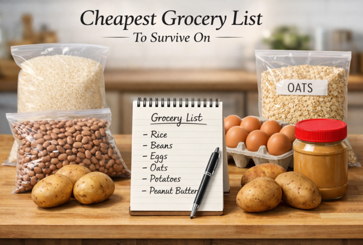 Cheapest Grocery List to Survive On