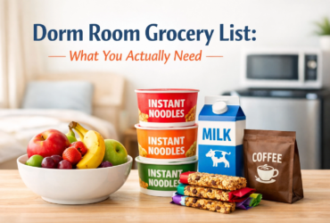 Dorm Room Grocery List: What You Actually Need