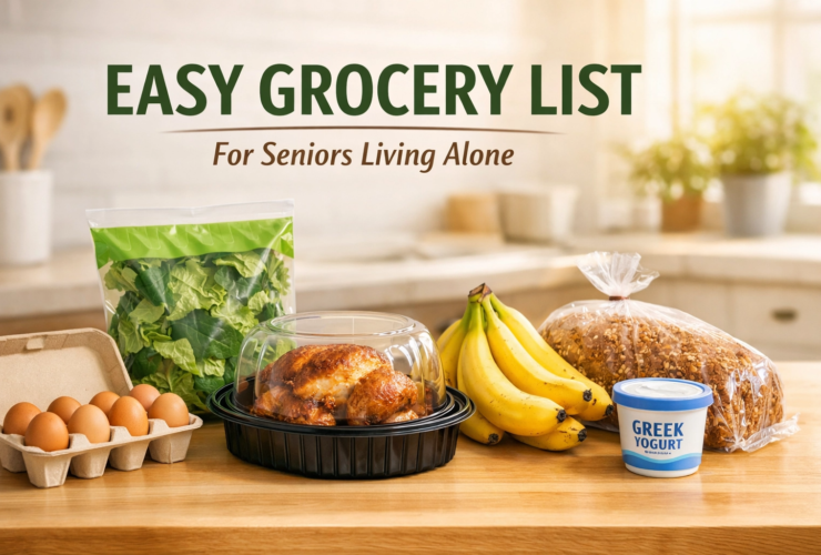 Easy Grocery List for Elderly Living Alone