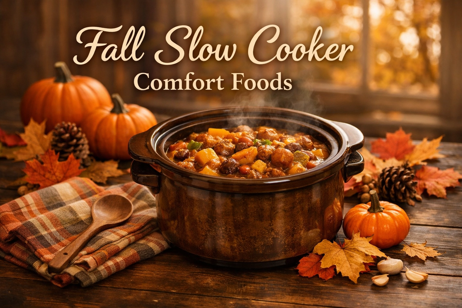 Fall Slow Cooker Comfort Foods