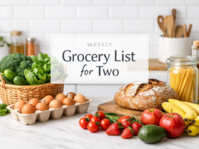 Grocery List for Two People for a Week
