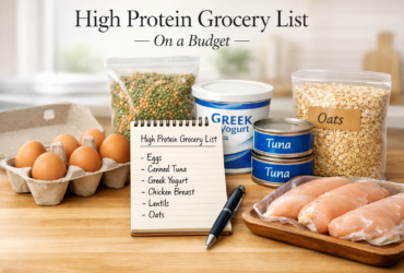High Protein Grocery List on a Budget