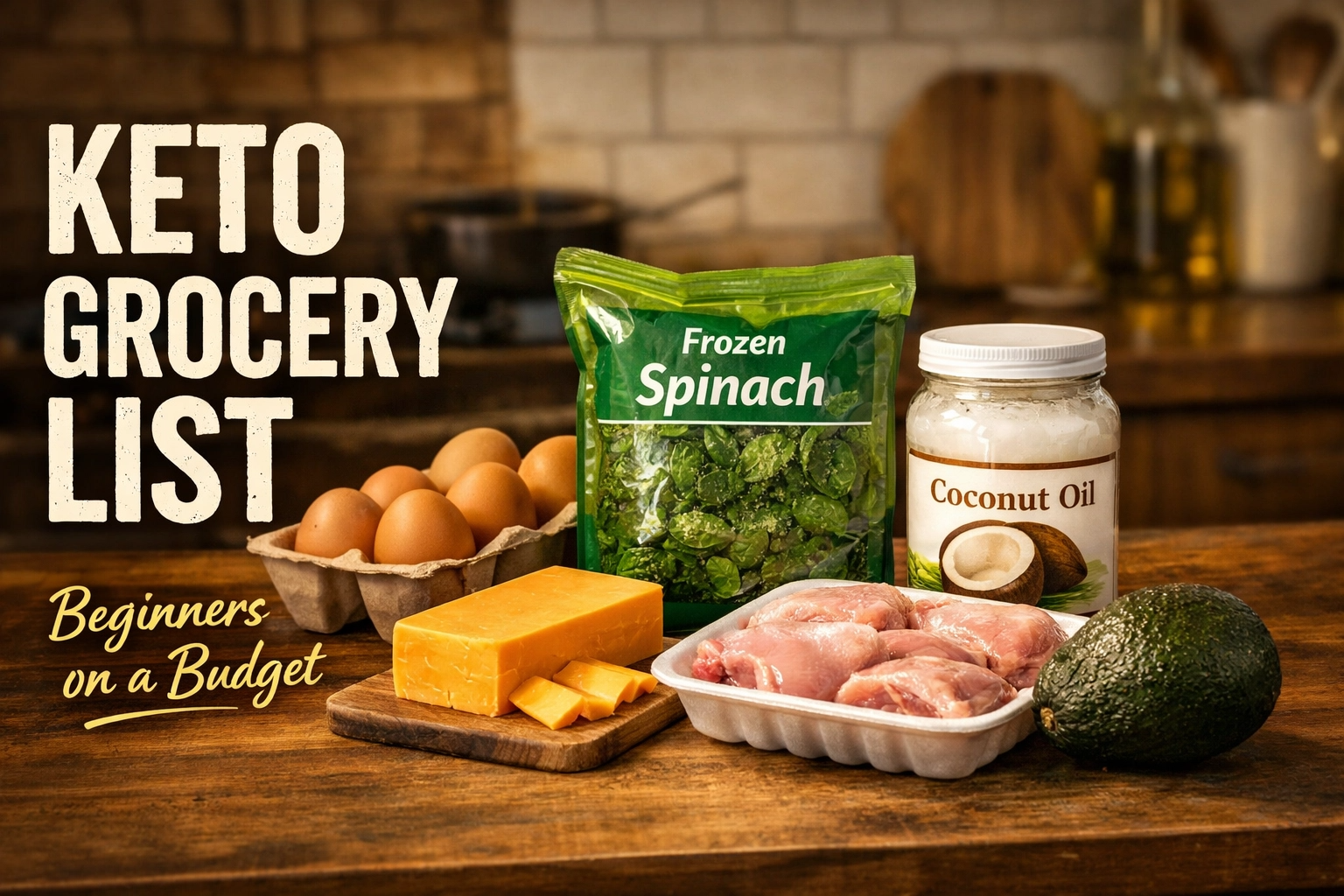 Keto Grocery List for Beginners on a Budget