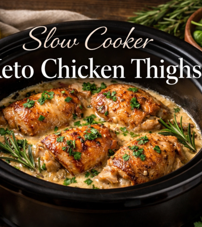 Slow Cooker Keto Chicken Thighs