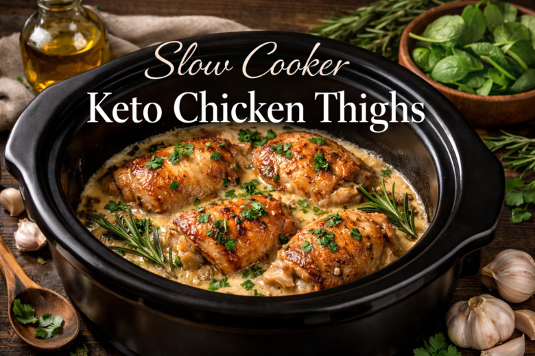 Slow Cooker Keto Chicken Thighs