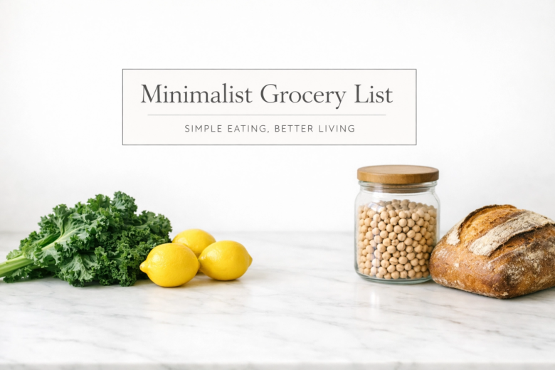 Minimalist Grocery List for Simple Eating