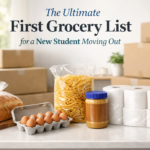 First Grocery List for a New Student Moving Out