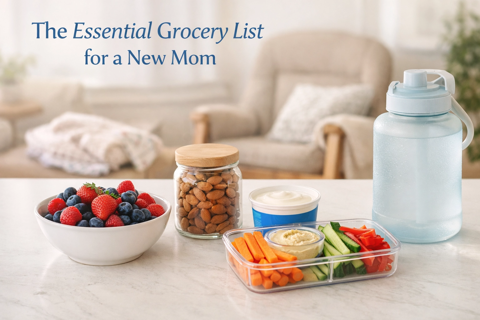 Grocery List for a New Mom