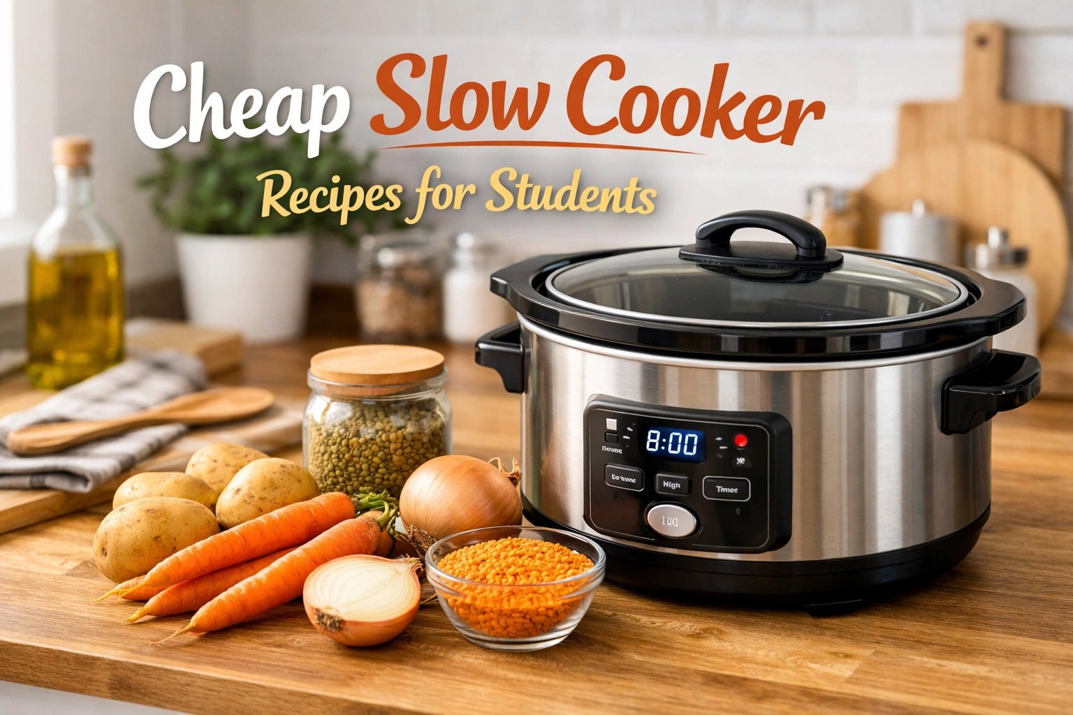 Cheap Slow Cooker Recipes for Students