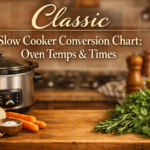 Slow Cooker Conversion Chart: Oven Temps & Times