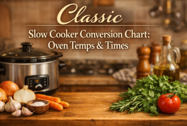 Slow Cooker Conversion Chart: Oven Temps & Times