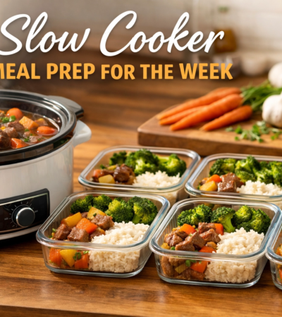 Slow Cooker Meal Prep for the Week