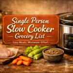 Single Person Slow Cooker Grocery List