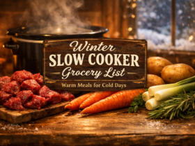 Winter Grocery List for Slow Cooker Meals