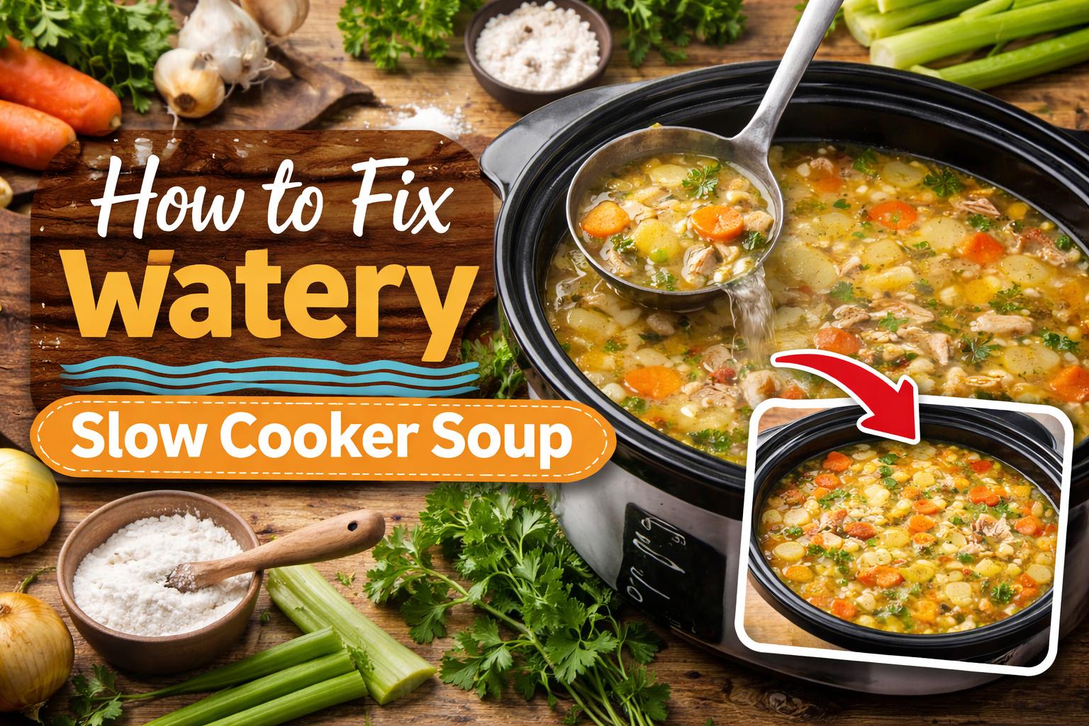 How to Fix Watery Slow Cooker Soup