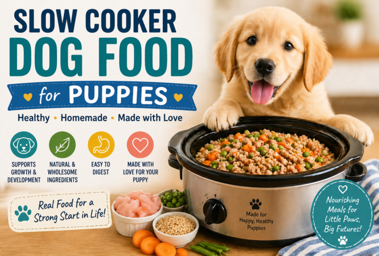 Slow Cooker Dog Food for Puppies