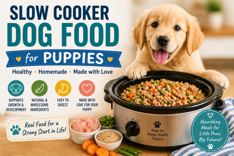 Slow Cooker Dog Food for Puppies