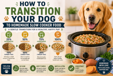 How to Transition Your Dog to Homemade Slow Cooker Food