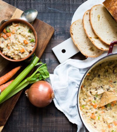 Slow Cooker Wild Rice Soup (Creamy & Hearty)