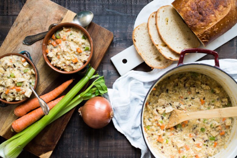 Slow Cooker Wild Rice Soup (Creamy & Hearty)