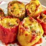 Slow Cooker Turkey Stuffed Peppers