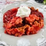 Slow Cooker Strawberry Dump Cake