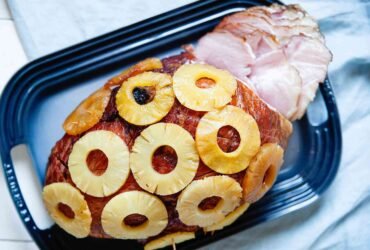 Slow Cooker Easter Ham with Pineapple Glaze