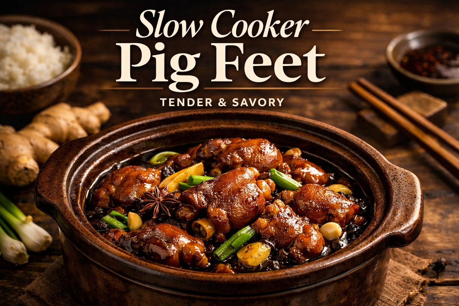 Slow Cooker Pig Feet Recipe