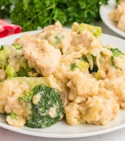 Slow Cooker Cheesy Broccoli Rice