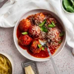 Slow Cooker Turkey Meatballs in Marinara