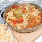 Slow Cooker Chicken Soup with Egg Noodles