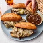 Slow Cooker French Dip Sandwiches with Au Jus