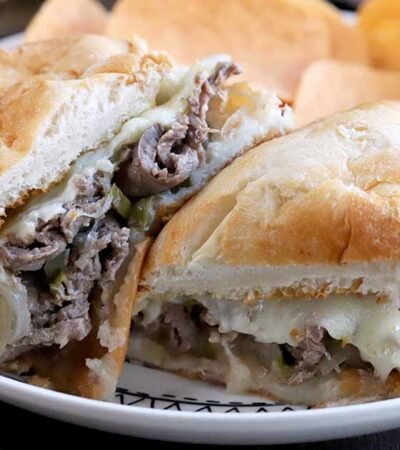 Slow Cooker Philly Cheesesteak Sandwiches