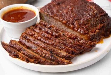 Slow Cooker Beef Brisket with BBQ Sauce