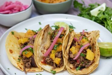 Slow Cooker Beef Tacos with Chipotle