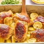 Slow Cooker Greek Lemon Chicken with Potatoes